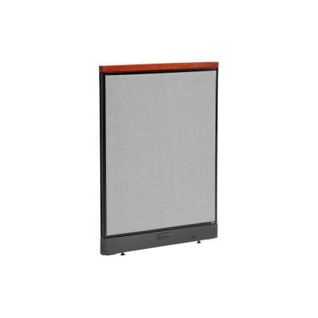 Interion    Deluxe Electric Office Partition Panel, 36-1/4W X 47-1/2H, Gray